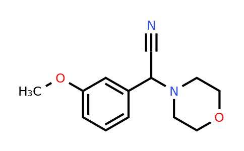 CAS 123567-57-7 | 2-(3-methoxyphenyl)-2-(morpholin-4-yl)acetonitrile