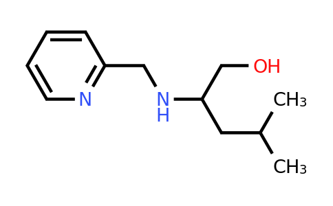 CAS 1235804-36-0 | 4-methyl-2-{[(pyridin-2-yl)methyl]amino}pentan-1-ol