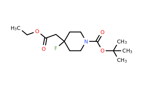 CAS 1235842-48-4 | tert-butyl 4-(2-ethoxy-2-oxoethyl)-4-fluoropiperidine-1-carboxylate