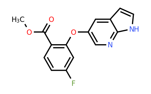 CAS 1235865-75-4 | methyl 4-fluoro-2-{1H-pyrrolo[2,3-b]pyridin-5-yloxy}benzoate