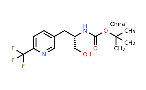 CAS 1236030-11-7 | (S)-tert-Butyl (1-hydroxy-3-(6-(trifluoromethyl)pyridin-3-yl)propan-2-yl)carbamate