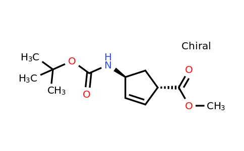 CAS 1236057-55-8 | methyl trans-4-(tert-butoxycarbonylamino)cyclopent-2-ene-1-carboxylate