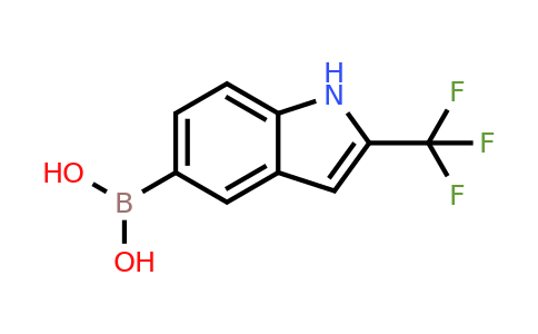 CAS 1236071-90-1 | 2-(trifluoromethyl)-1H-indol-5-ylboronic acid