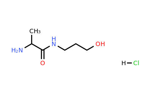 CAS 1236254-70-8 | 2-Amino-N-(3-hydroxypropyl)propanamide hydrochloride