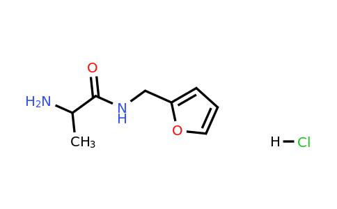 CAS 1236256-98-6 | 2-Amino-N-(furan-2-ylmethyl)propanamide hydrochloride