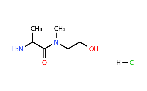 CAS 1236265-30-7 | 2-Amino-N-(2-hydroxyethyl)-N-methylpropanamide hydrochloride
