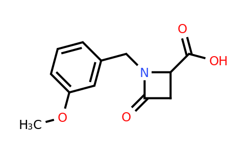CAS 1236267-77-8 | 1-(3-Methoxybenzyl)-4-oxoazetidine-2-carboxylic acid