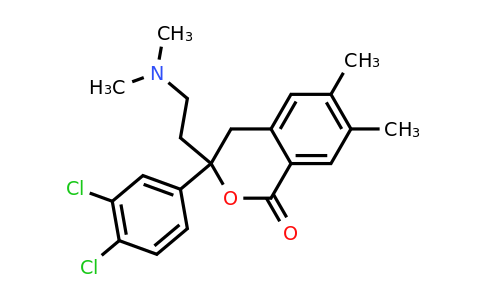 CAS 1236376-40-1 | 3-(3,4-dichlorophenyl)-3-(2-(dimethylamino)ethyl)-6,7-dimethylisochroman-1-one