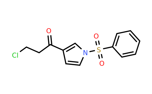 CAS 123643-01-6 | 3-Chloro-1-(1-(phenylsulfonyl)-1H-pyrrol-3-yl)propan-1-one
