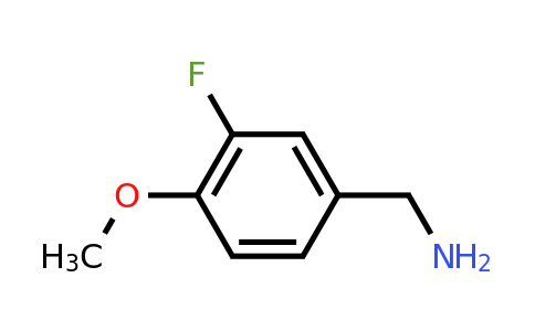 CAS 123652-95-9 | (3-Fluoro-4-methoxyphenyl)methanamine
