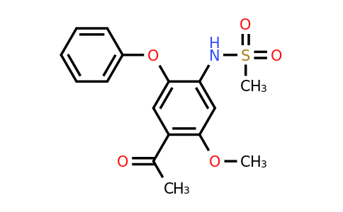 CAS 123664-98-2 | N-(4-Acetyl-5-methoxy-2-phenoxyphenyl)methanesulfonamide