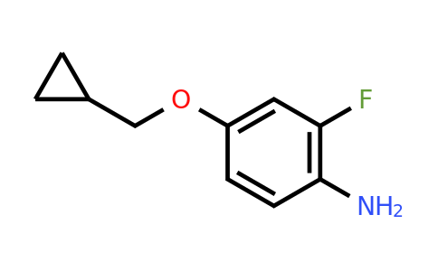 CAS 1236764-17-2 | 4-(cyclopropylmethoxy)-2-fluoroaniline