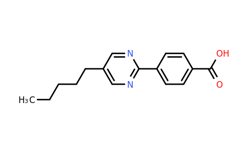 CAS 123704-47-2 | 4-(5-Pentylpyrimidin-2-yl)benzoic acid