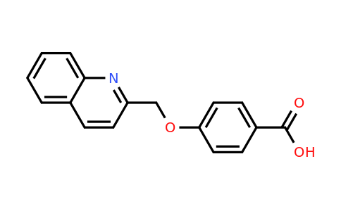 CAS 123724-16-3 | 4-(Quinolin-2-ylmethoxy)benzoic acid