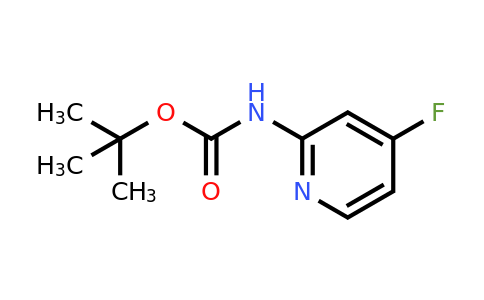 CAS 1237535-76-0 | tert-butyl N-(4-fluoropyridin-2-yl)carbamate