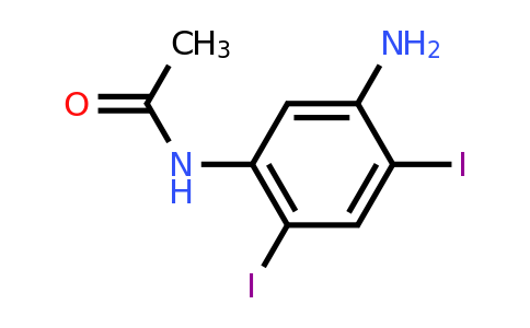 CAS 123765-81-1 | N-(5-amino-2,4-diiodo-phenyl)acetamide