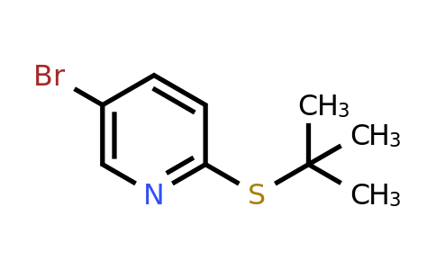 CAS 123792-40-5 | 5-bromo-2-(tert-butylsulfanyl)pyridine