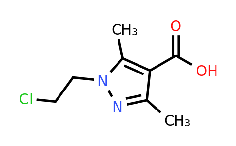 CAS 1238672-29-1 | 1-(2-Chloroethyl)-3,5-dimethyl-1H-pyrazole-4-carboxylic acid