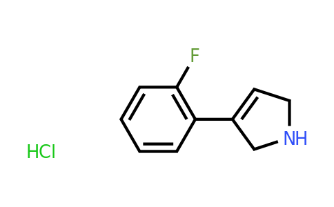 CAS 1239205-13-0 | 3-(2-fluorophenyl)-2,5-dihydro-1H-pyrrole hydrochloride