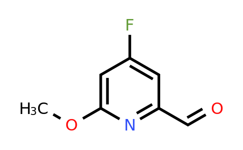 CAS 1239351-87-1 | 4-Fluoro-6-methoxypyridine-2-carbaldehyde