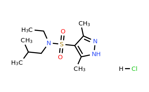CAS 1239484-85-5 | N-Ethyl-3,5-dimethyl-N-(2-methylpropyl)-1H-pyrazole-4-sulfonamide hydrochloride