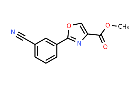 CAS 1239589-18-4 | methyl 2-(3-cyanophenyl)-1,3-oxazole-4-carboxylate