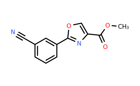 methyl 2-(3-cyanophenyl)-1,3-oxazole-4-carboxylate