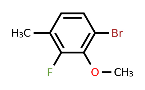 CAS 1239591-03-7 | 1-Bromo-3-fluoro-2-methoxy-4-methylbenzene