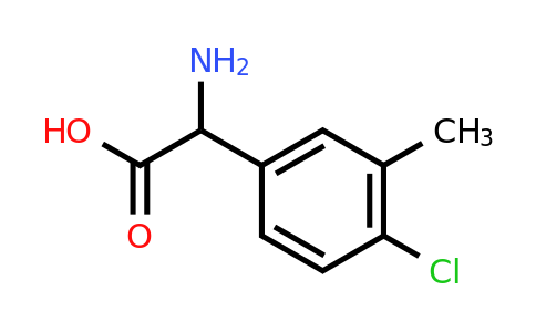 CAS 1239646-77-5 | 2-amino-2-(4-chloro-3-methylphenyl)acetic acid