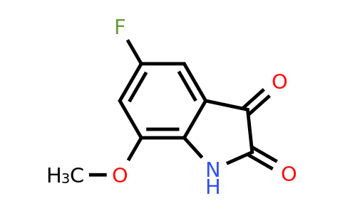 CAS 1239699-07-0 | 5-Fluoro-7-methoxyindoline-2,3-dione