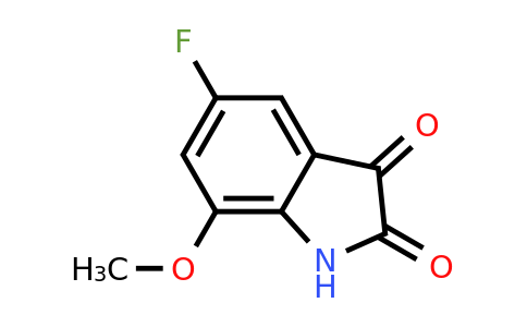 5-Fluoro-7-methoxyindoline-2,3-dione