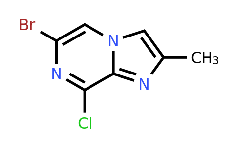 CAS 1239720-32-1 | 6-Bromo-8-chloro-2-methylimidazo[1,2-a]pyrazine