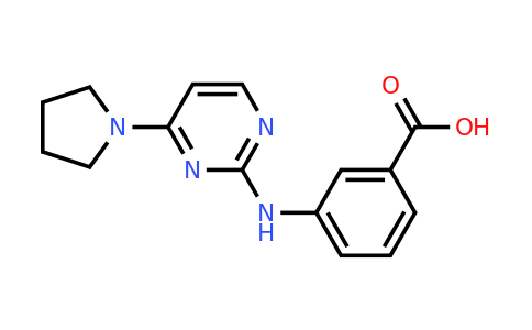 CAS 1239757-39-1 | 3-((4-(Pyrrolidin-1-yl)pyrimidin-2-yl)amino)benzoic acid