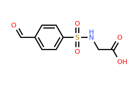 CAS 1239759-16-0 | 2-(4-Formylbenzenesulfonamido)acetic acid