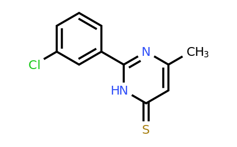 CAS 1239759-77-3 | 2-(3-Chlorophenyl)-6-methylpyrimidine-4(3H)-thione