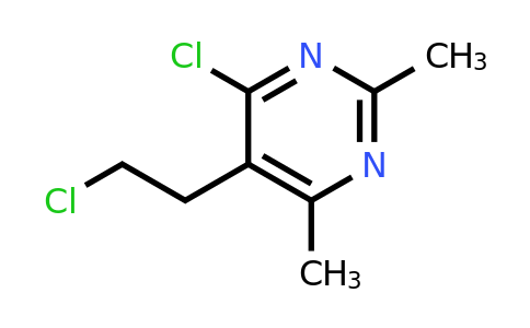 CAS 1239842-34-2 | 4-Chloro-5-(2-chloroethyl)-2,6-dimethylpyrimidine