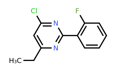 4-Chloro-6-ethyl-2-(2-fluorophenyl)pyrimidine