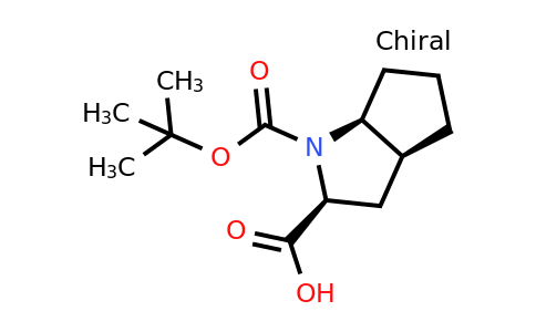 (2S,3aS,6aS)-1-[(tert-butoxy)carbonyl]-octahydrocyclopenta[b]pyrrole-2-carboxylic acid