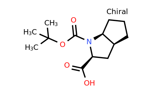 CAS 124002-32-0 | (2S,3aS,6aS)-1-[(tert-butoxy)carbonyl]-octahydrocyclopenta[b]pyrrole-2-carboxylic acid