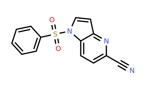 CAS 1240113-05-6 | 1-(phenylsulfonyl)-1H-pyrrolo[3,2-b]pyridine-5-carbonitrile