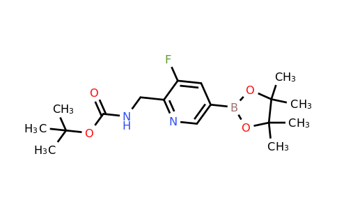 CAS 1240133-41-8 | tert-butyl N-{[3-fluoro-5-(4,4,5,5-tetramethyl-1,3,2-dioxaborolan-2-yl)pyridin-2-yl]methyl}carbamate