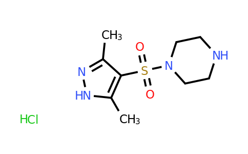 CAS 1240238-30-5 | 1-((3,5-dimethyl-1H-pyrazol-4-yl)sulfonyl)piperazine hydrochloride