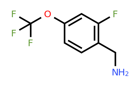 CAS 1240257-11-7 | (2-Fluoro-4-(trifluoromethoxy)phenyl)methanamine