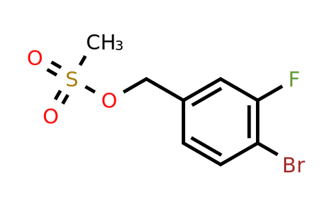 CAS 1240286-88-7 | (4-bromo-3-fluoro-phenyl)methyl methanesulfonate
