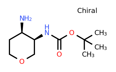 CAS 1240390-36-6 | tert-Butyl ((3R,4R)-4-aminotetrahydro-2H-pyran-3-yl)carbamate