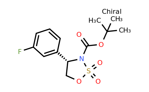 CAS 1240480-33-4 | (S)-3-Boc-4-(3-fluorophenyl)-1,2,3-oxathiazolidine 2,2-dioxide
