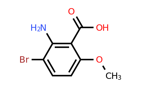 CAS 1240480-64-1 | 2-Amino-3-bromo-6-methoxybenzoic acid