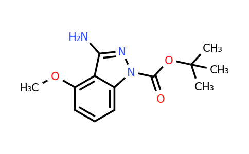 CAS 1240518-05-1 | tert-butyl 3-amino-4-methoxy-1H-indazole-1-carboxylate