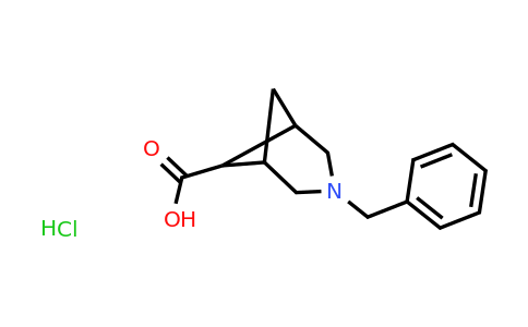 CAS 1240525-81-8 | 3-benzyl-3-azabicyclo[3.1.1]heptane-6-carboxylic acid;hydrochloride