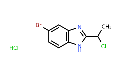 CAS 1240526-43-5 | 5-Bromo-2-(1-chloroethyl)-1H-1,3-benzodiazole hydrochloride